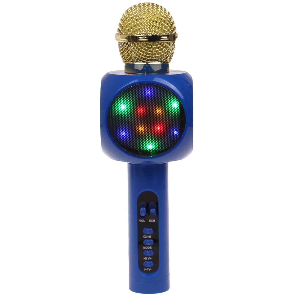 Karaoke mikrofon WS-1816 modrý - náhled 2
