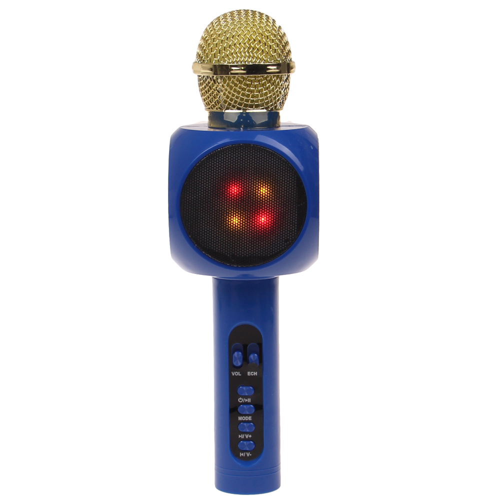 Karaoke mikrofon WS-1816 modrý - náhled 3