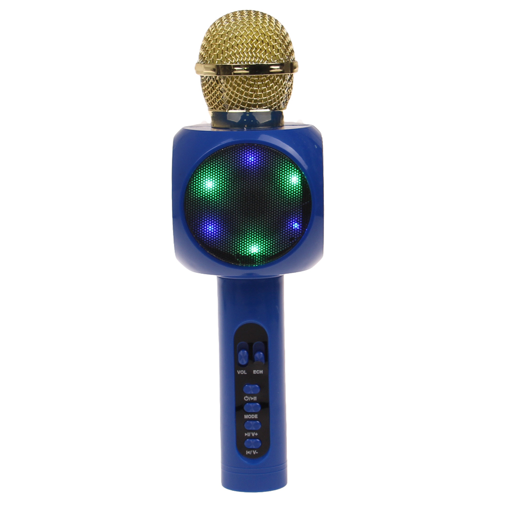 Karaoke mikrofon WS-1816 modrý - náhled 4