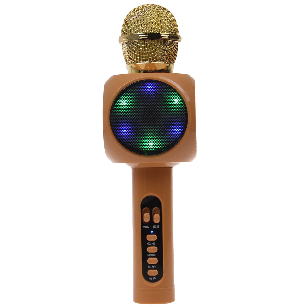 Karaoke mikrofon WS-1816 zlatý - náhled 4