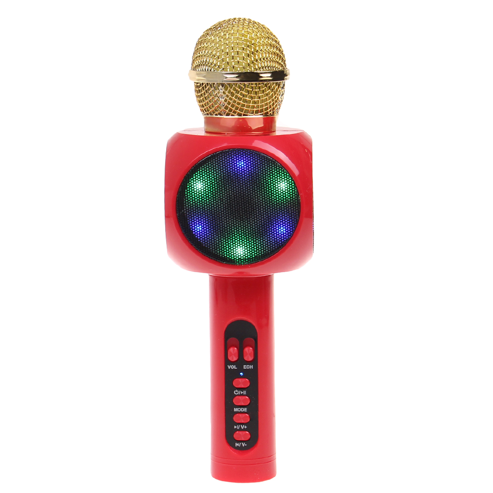 Karaoke mikrofon WS-1816 červený - náhled 2