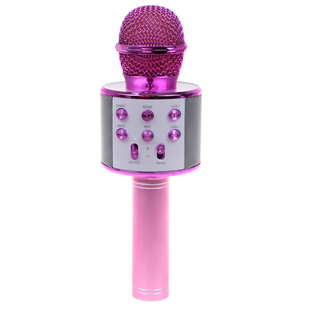 Karaoke mikrofon WS-858 růžový - náhled 1