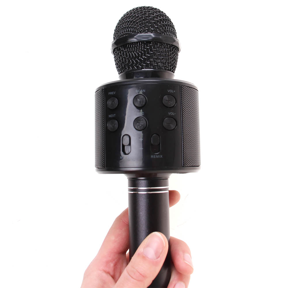 Karaoke mikrofon WS-858 černý - náhled 7