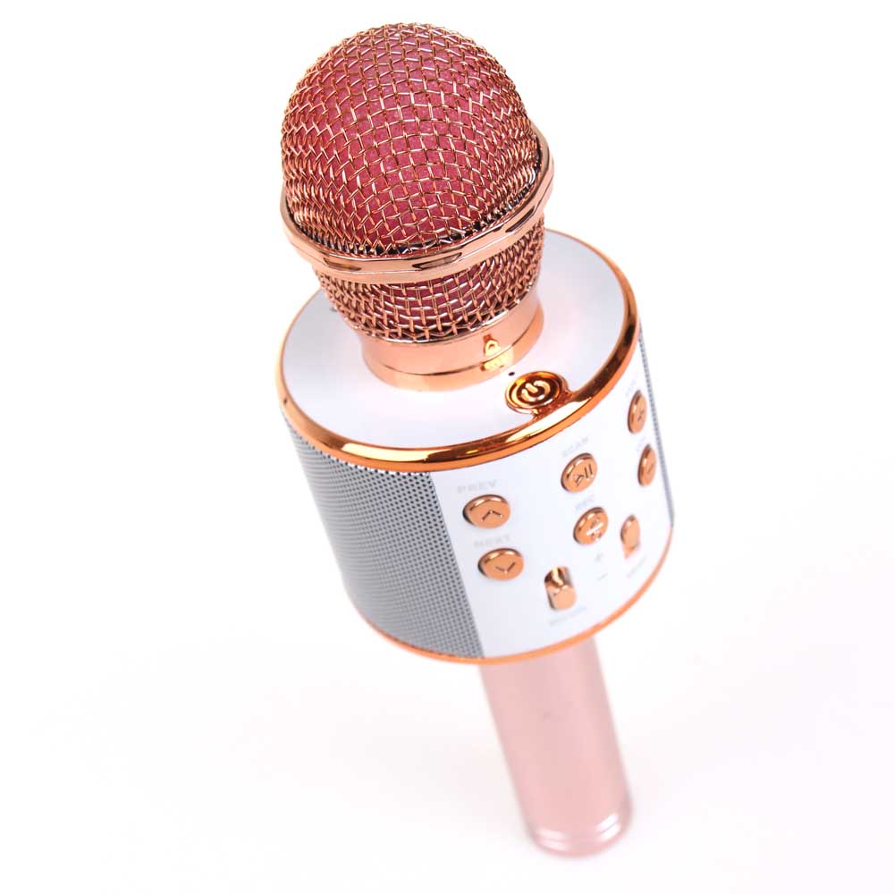 Karaoke mikrofon WS-858 rosegold - náhled 7