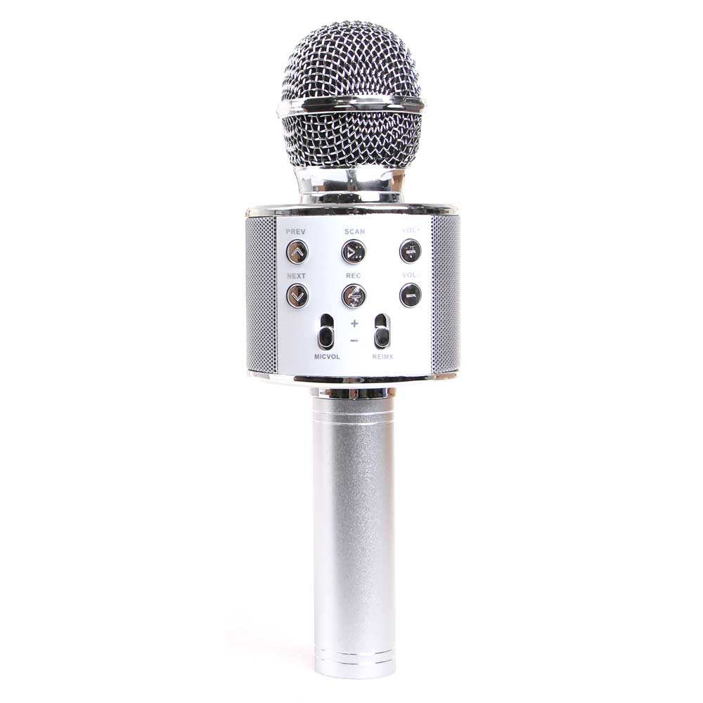Karaoke mikrofon WS-858 stříbrný - náhled 2