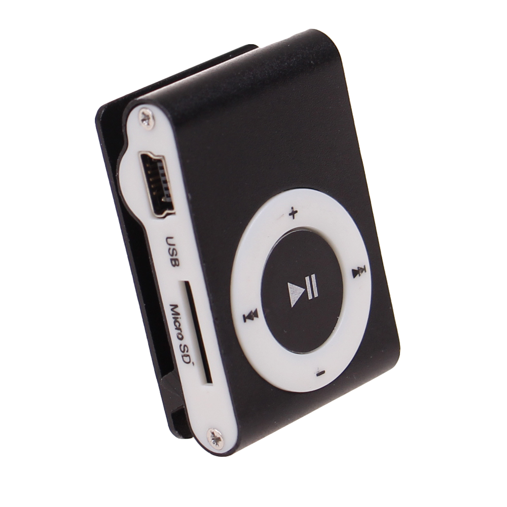 Kompaktní MP3 přehrávač černý - náhled 3