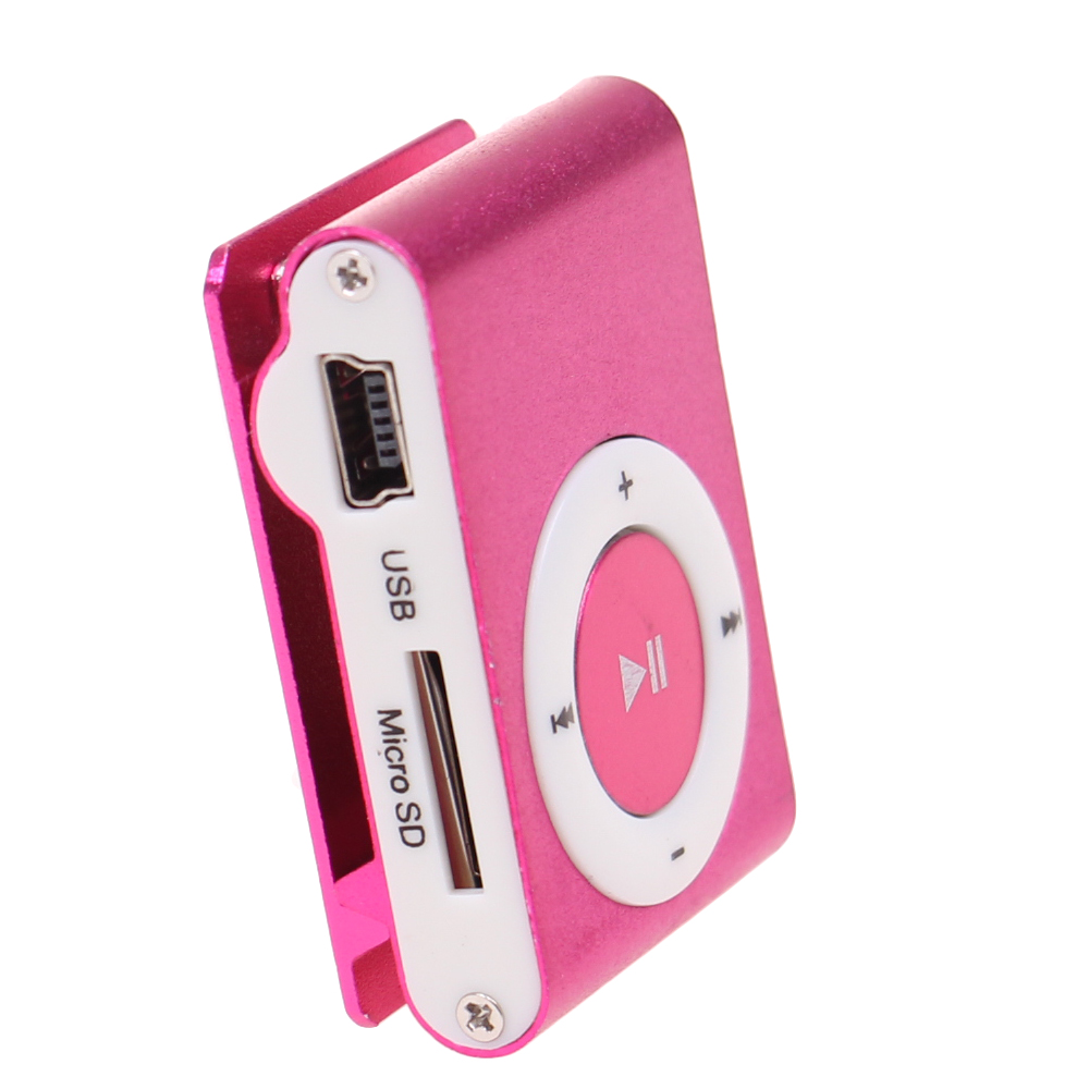 Kompaktní MP3 přehrávač růžový - náhled 3