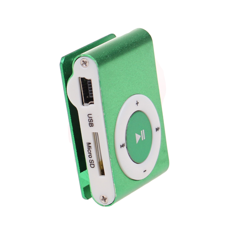 Kompaktní MP3 přehrávač zelený - náhled 2