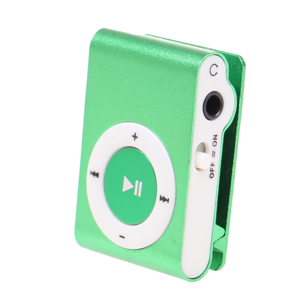 Kompaktní MP3 přehrávač zelený - náhled 3