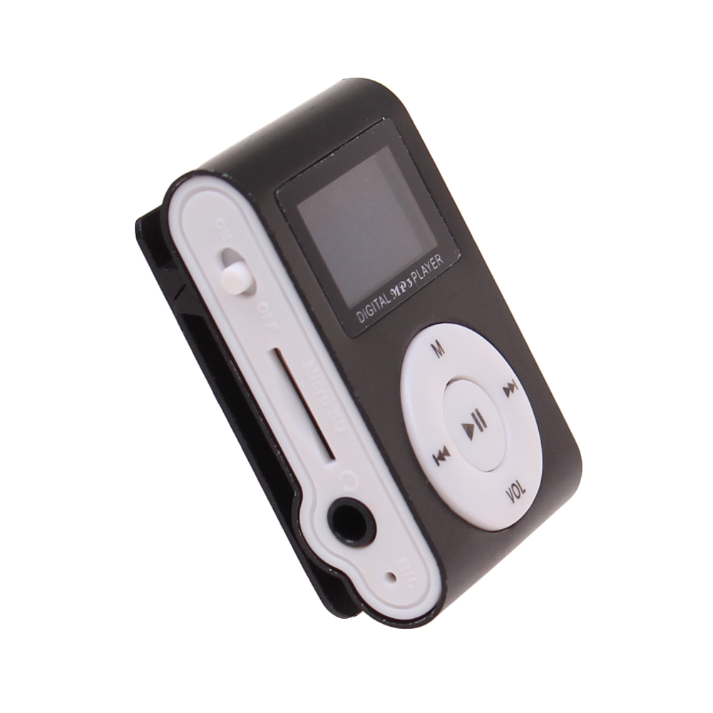 Mini MP3 přehrávač s displejem černý - náhled 3