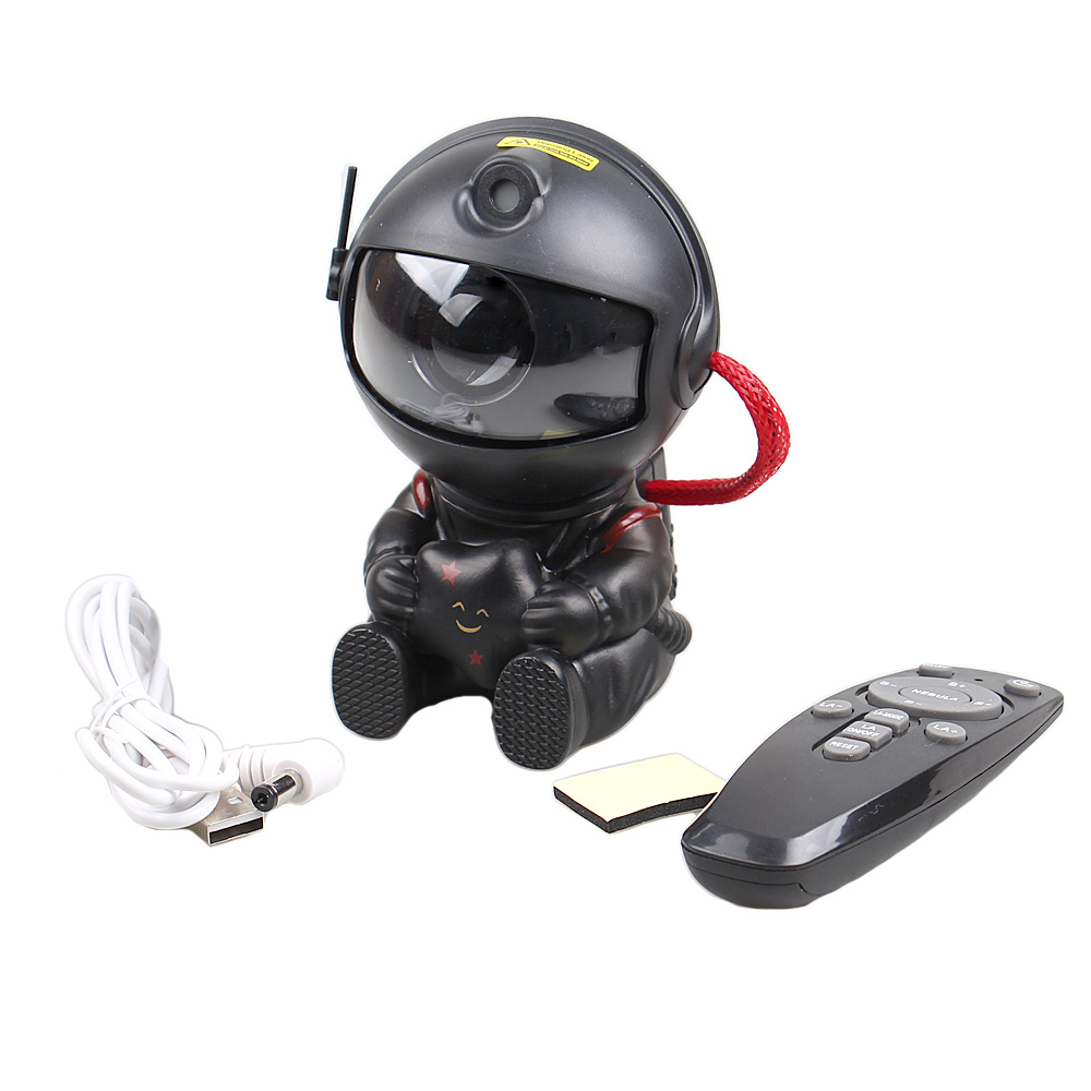 LED projektor noční obloha astronaut černý - náhled 1