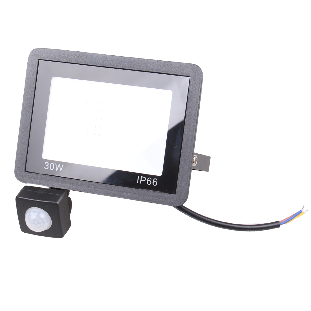 LED reflektor s pohybovým čidlem 30 W IP66 - náhled 1