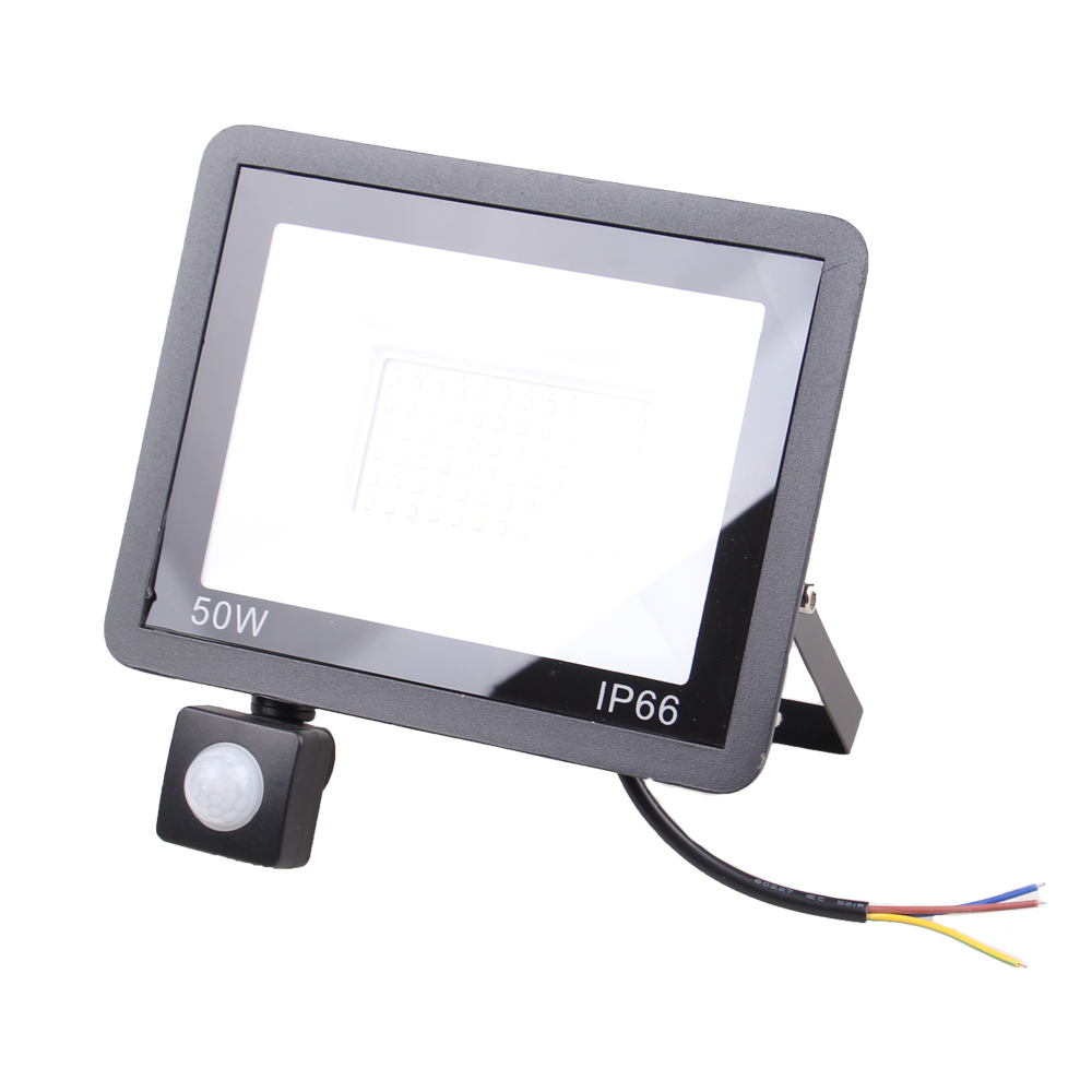 LED reflektor s pohybovým čidlem 50 W IP66 - náhled 1
