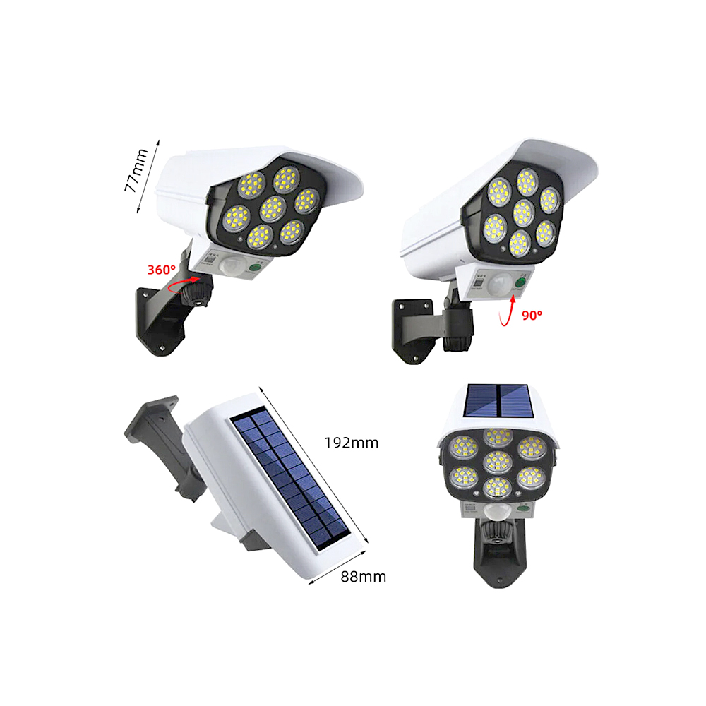 Solární osvětlení kamera s ovladačem - náhled 3