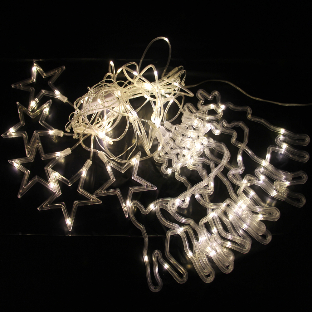 Vánoční světelný LED řetěz sob - náhled 2