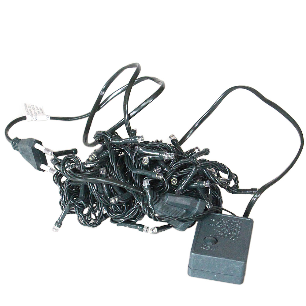 Vánoční LED světelný řetěz 8 m barevný - náhled 1