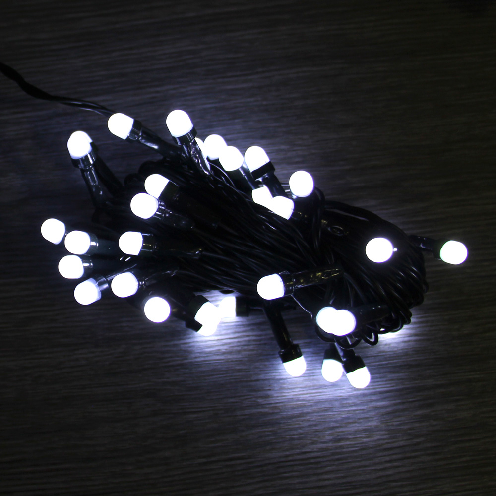 LED světelný řetěz studená bílá - náhled 2