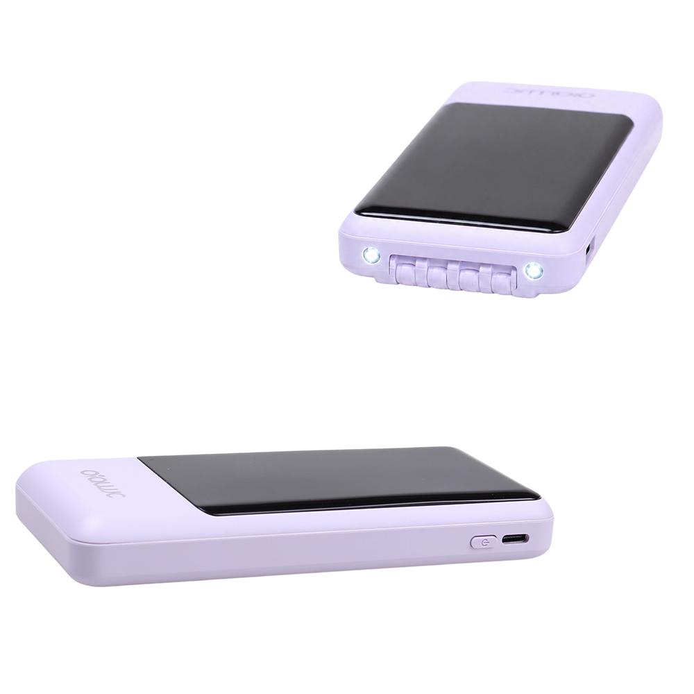 Powerbanka se svítilnou 4v1 20 000 mAh fialová - náhled 3