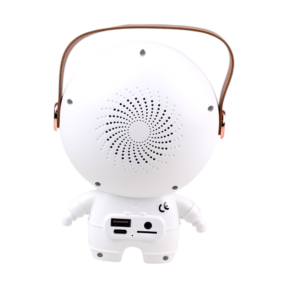 Bezdrátový karaoke astronaut bílý - náhled 3