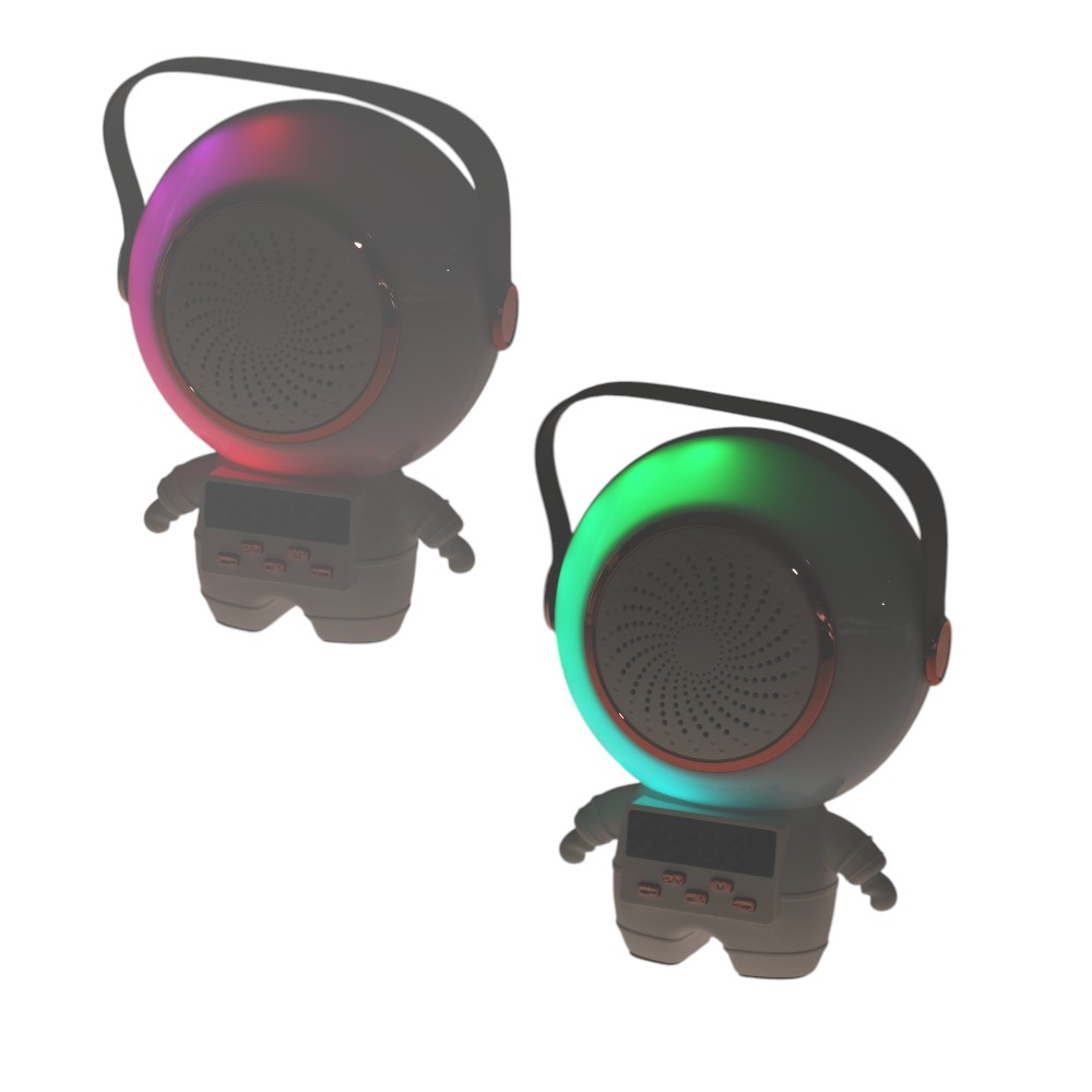 Bezdrátový karaoke astronaut bílý - náhled 4