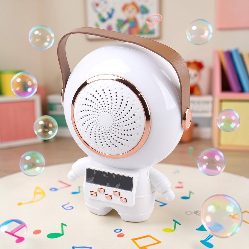 Bezdrátový karaoke astronaut bílý - náhled 5