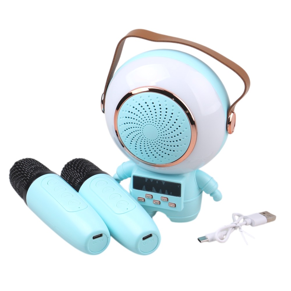 Bezdrátový karaoke astronaut modrý - náhled 1