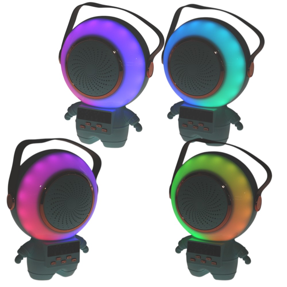 Bezdrátový karaoke astronaut modrý - náhled 5