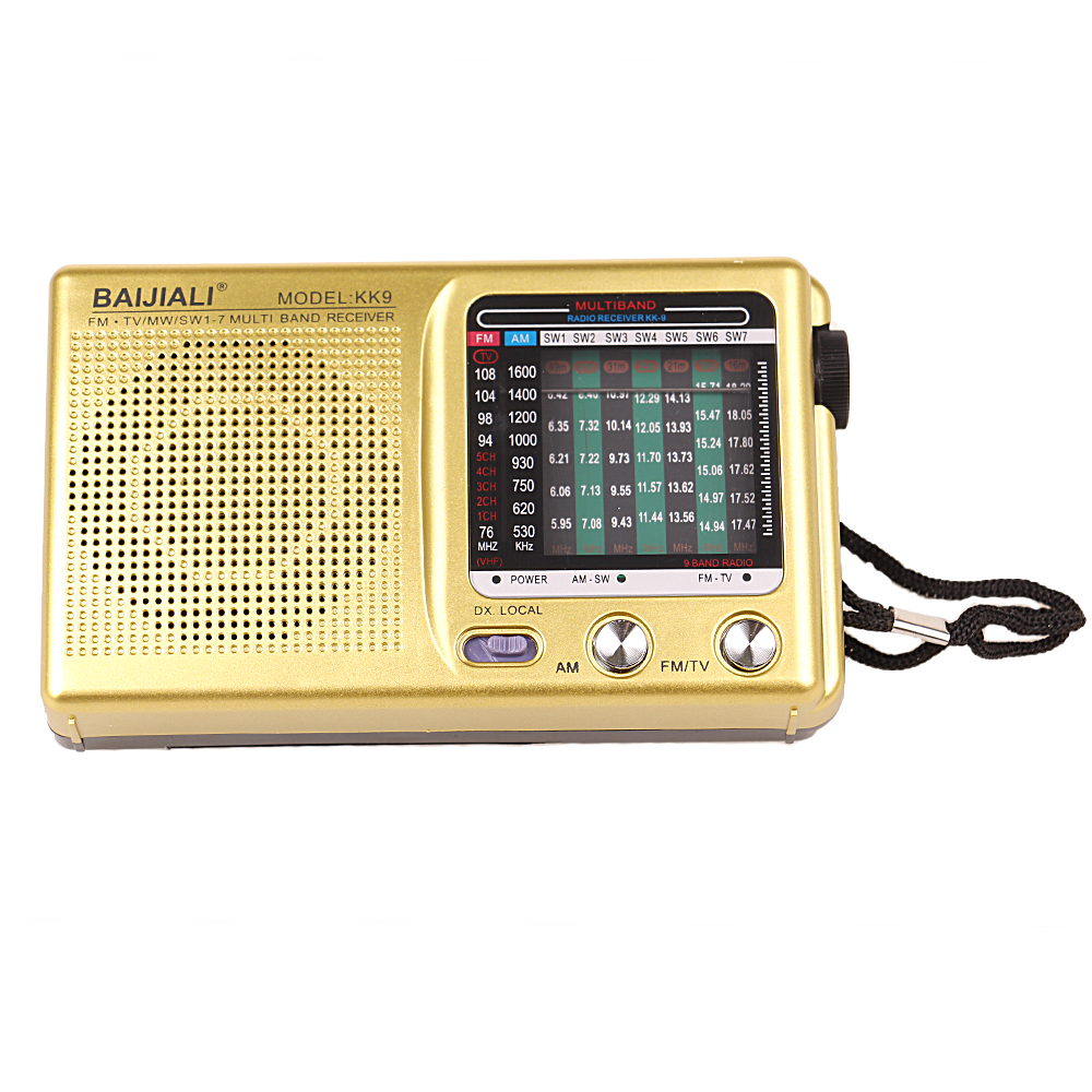 Kapesní rádio KK-9 zlaté - náhled 2