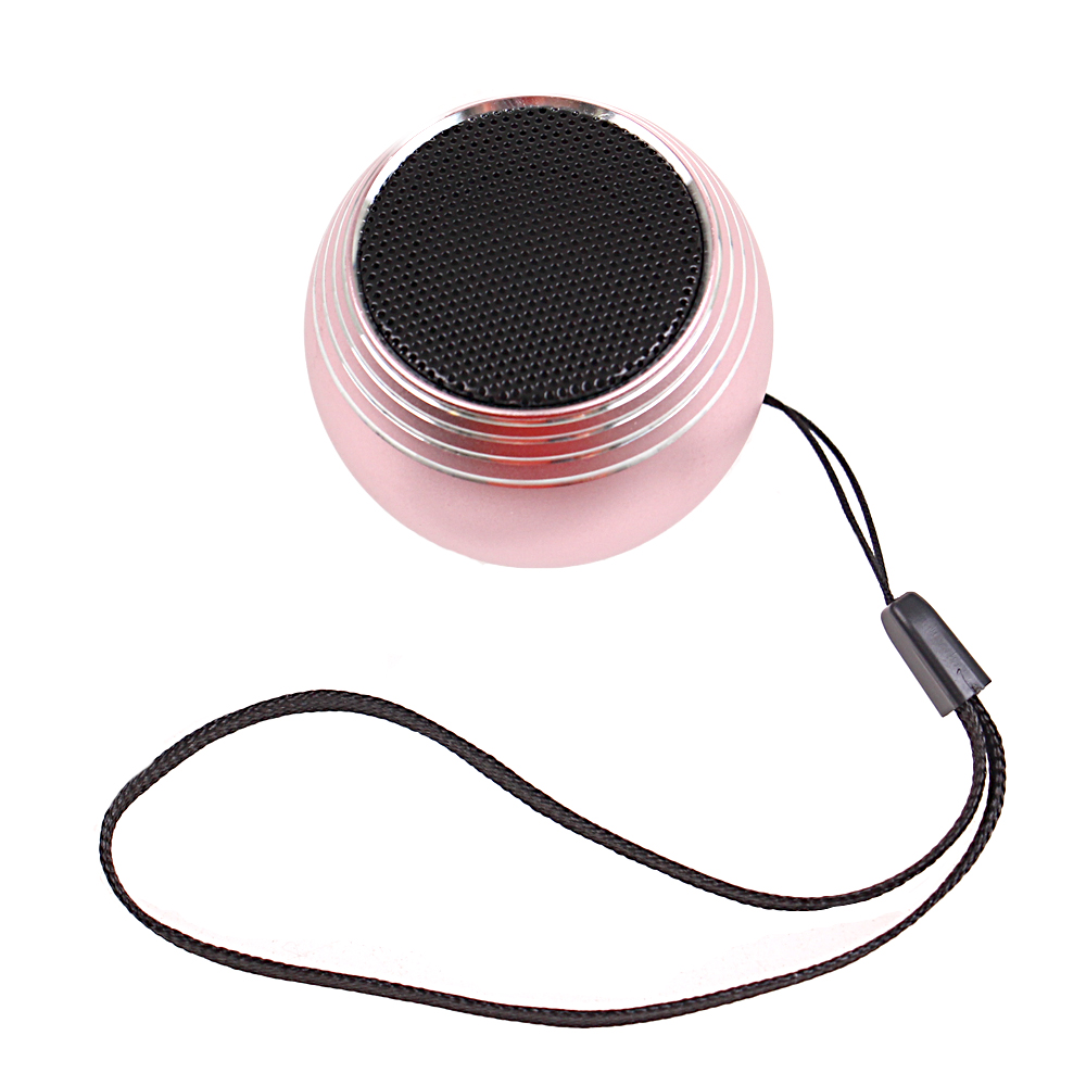 Mini Bluetooth reproduktor M9 růžový - náhled 1