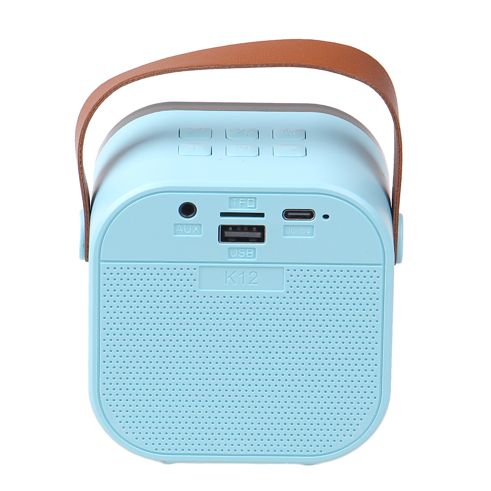 Mini karaoke zvukový systém modrý - náhled 2