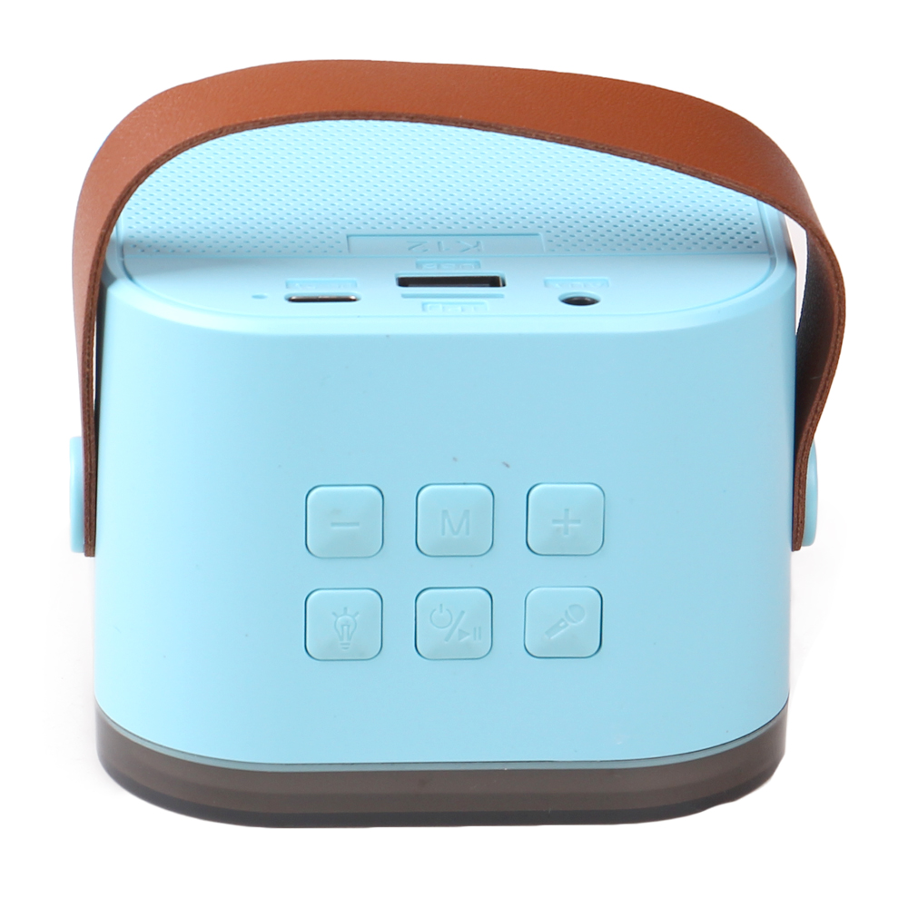 Mini karaoke zvukový systém modrý - náhled 3
