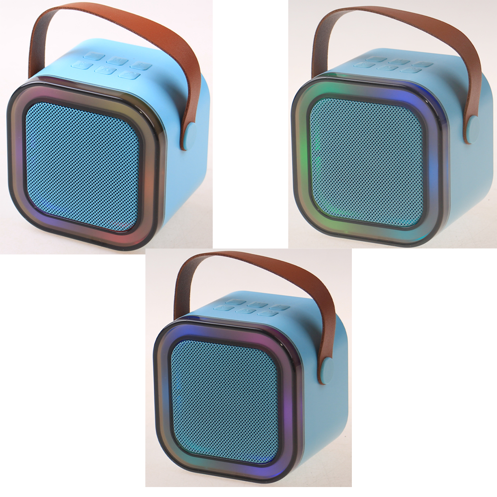 Mini karaoke zvukový systém modrý - náhled 4