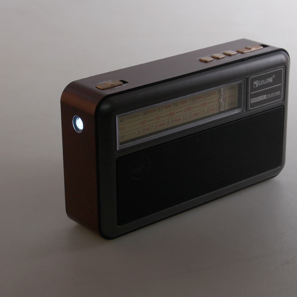 Přenosné 3pásmové solární rádio X-BASS šedé - náhled 4