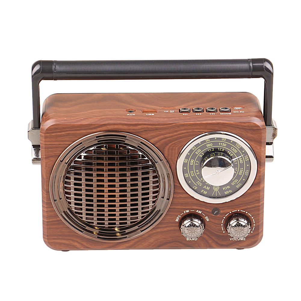Přenosné dobíjecí retro rádio MK-612 - náhled 2