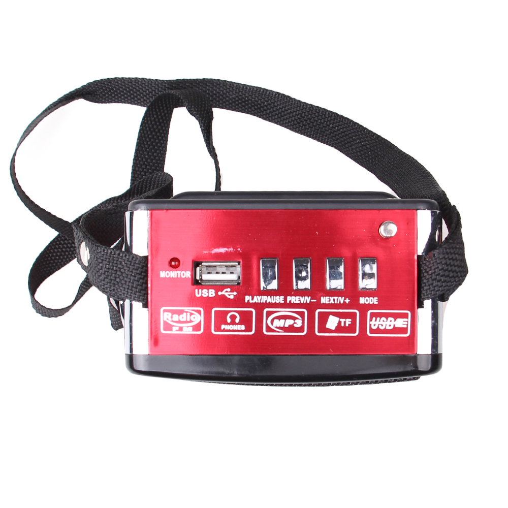 Přenosné rádio YG-901UAT červené - náhled 2