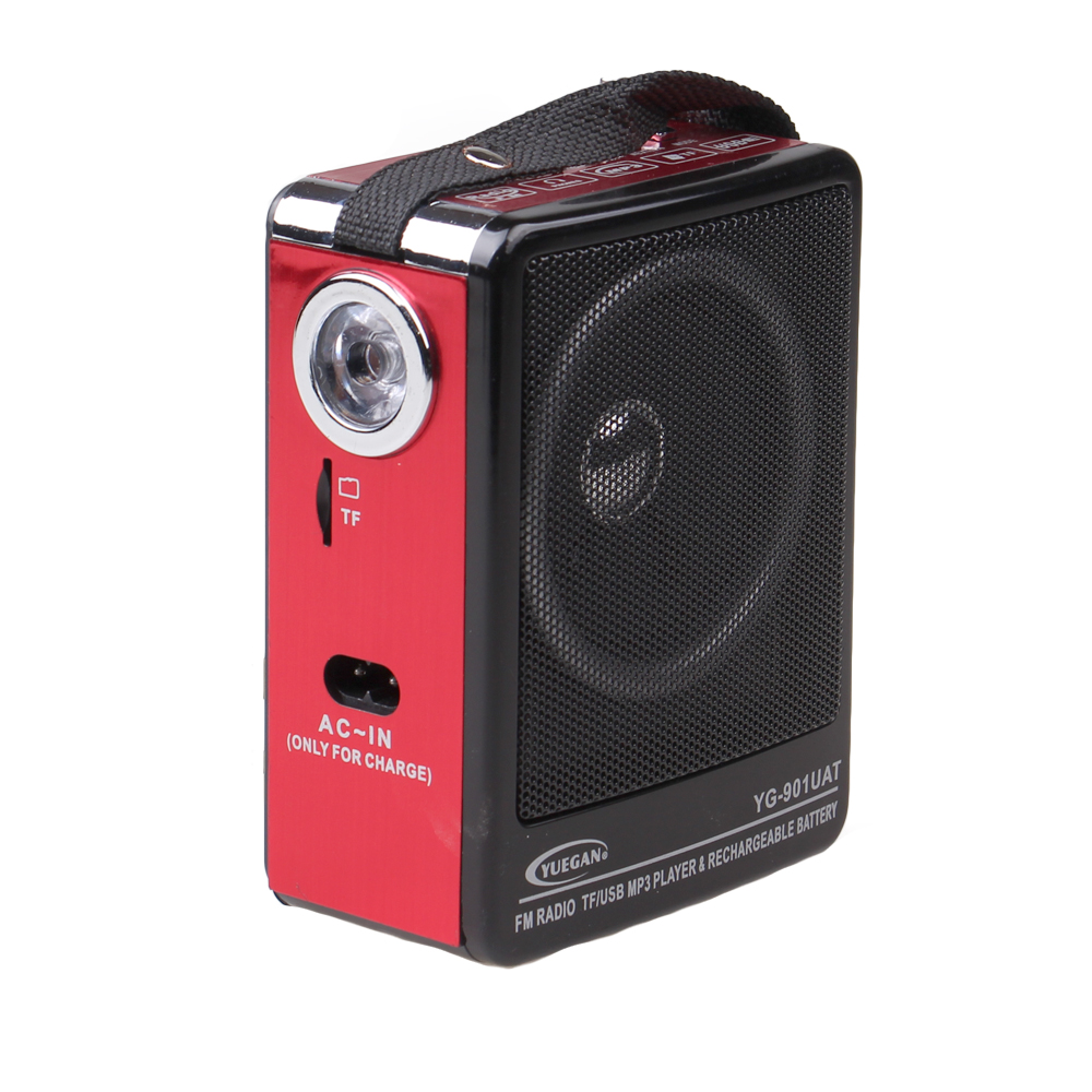 Přenosné rádio YG-901UAT červené - náhled 5