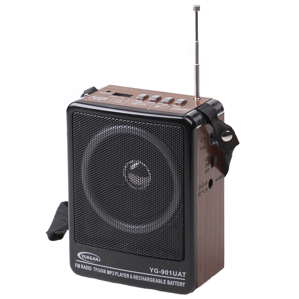 Přenosné rádio YG-901UAT hnědé - náhled 2