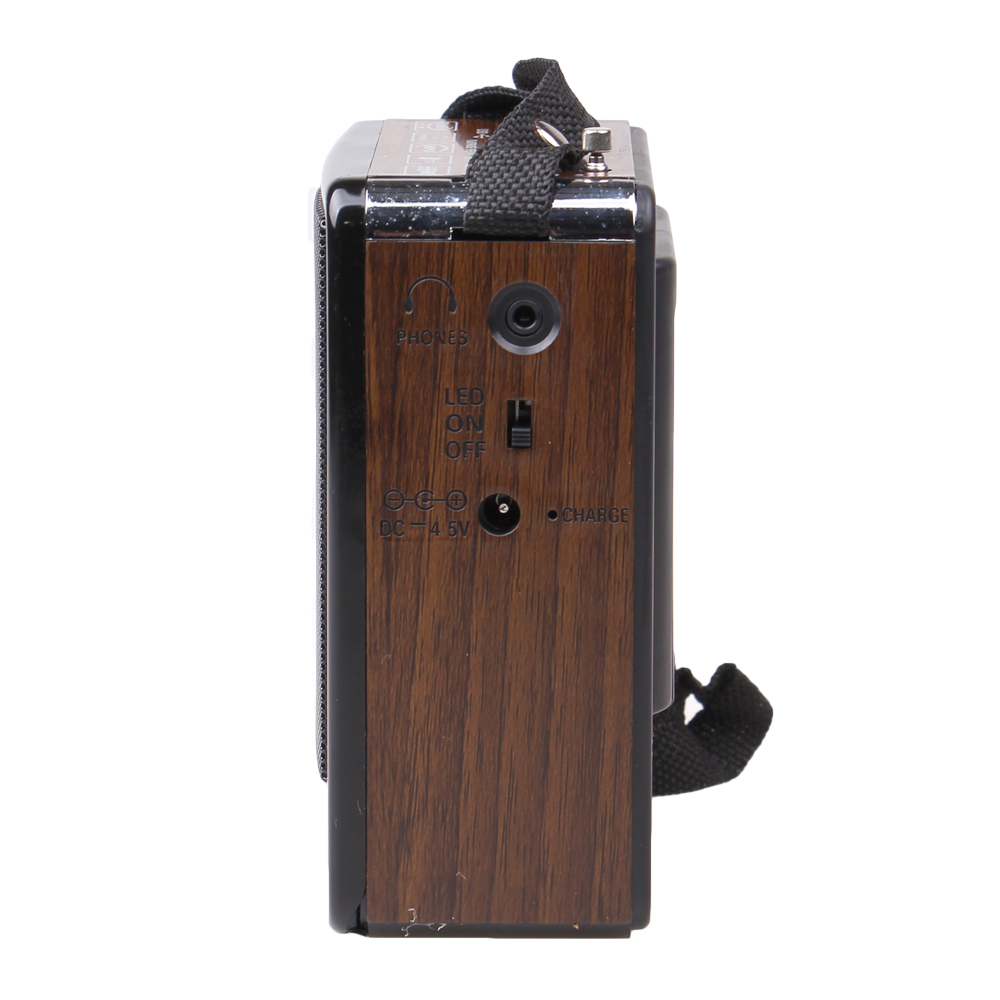 Přenosné rádio YG-901UAT hnědé - náhled 3