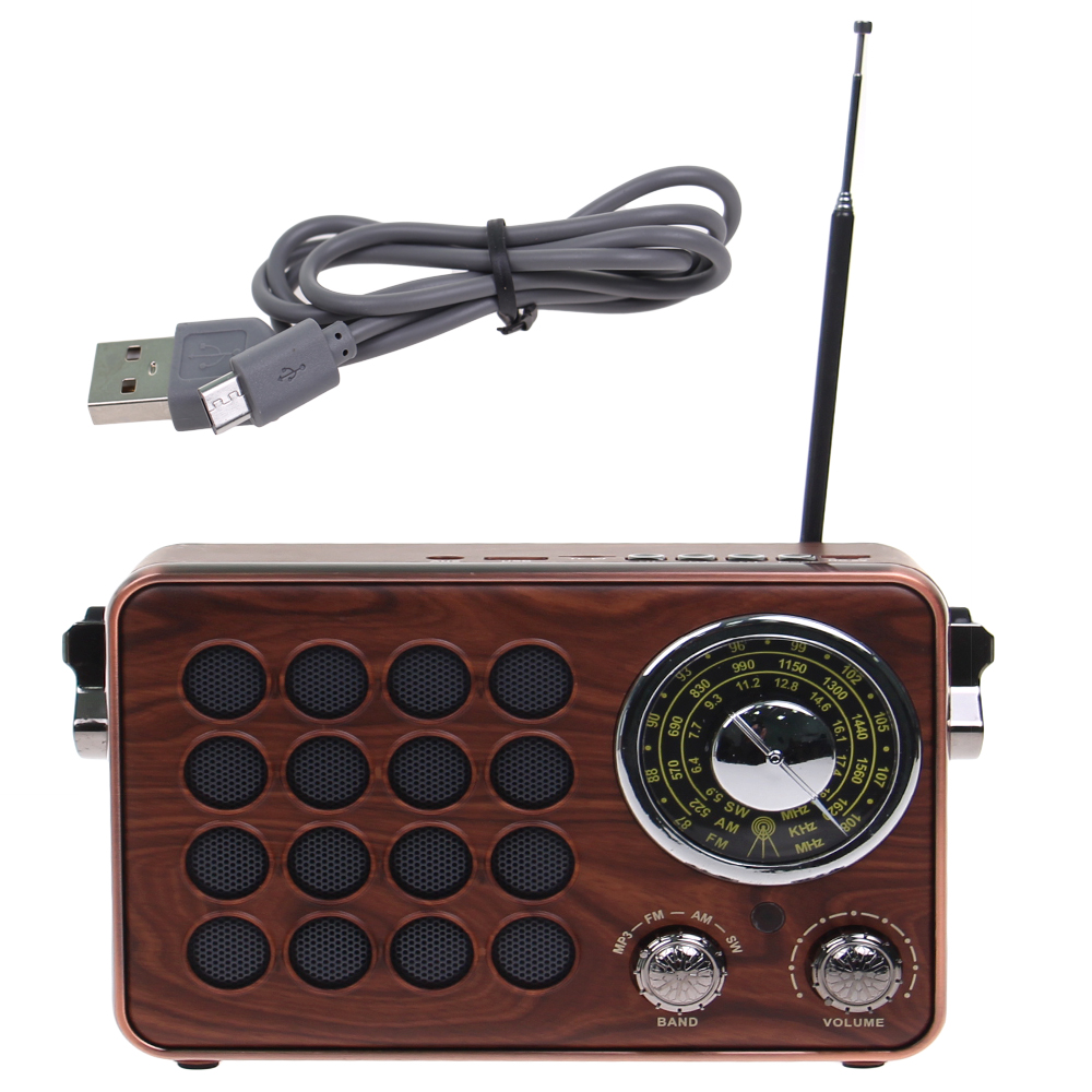 Přenosné retro rádio MK-613  - náhled 2