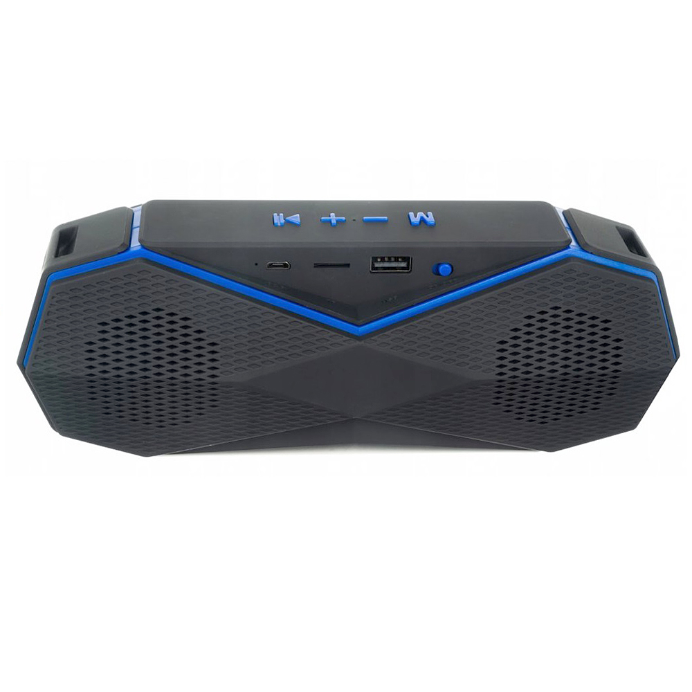 Přenosný Bluetooth reproduktor H18 černo modrý - náhled 1