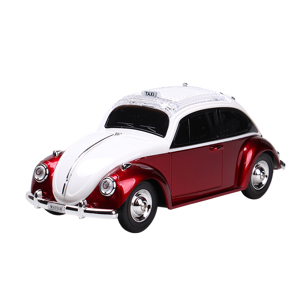 Reproduktor retro autíčko Taxi červené WS-1958BT  - náhled 1