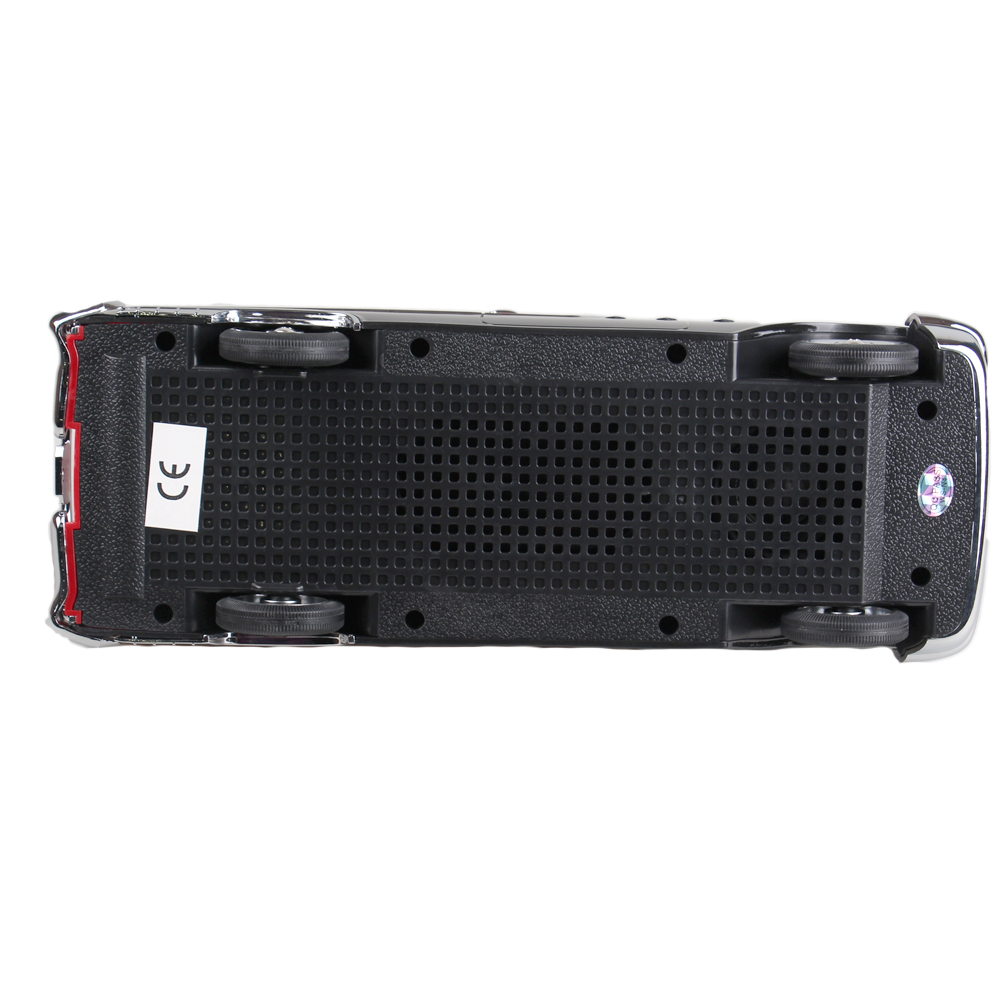 Reproduktor retro auto černo-červené - náhled 4