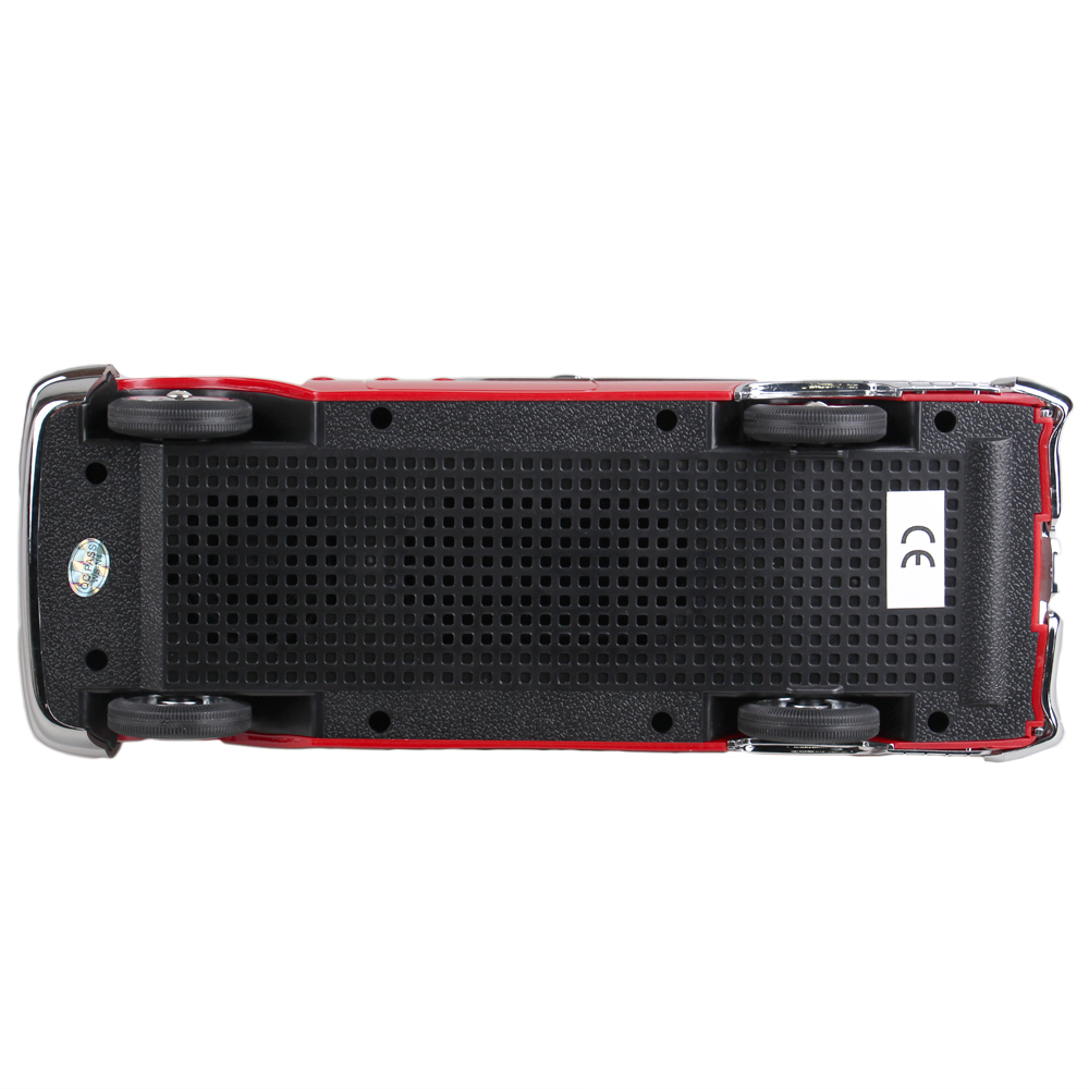 Reproduktor retro auto červené - náhled 4