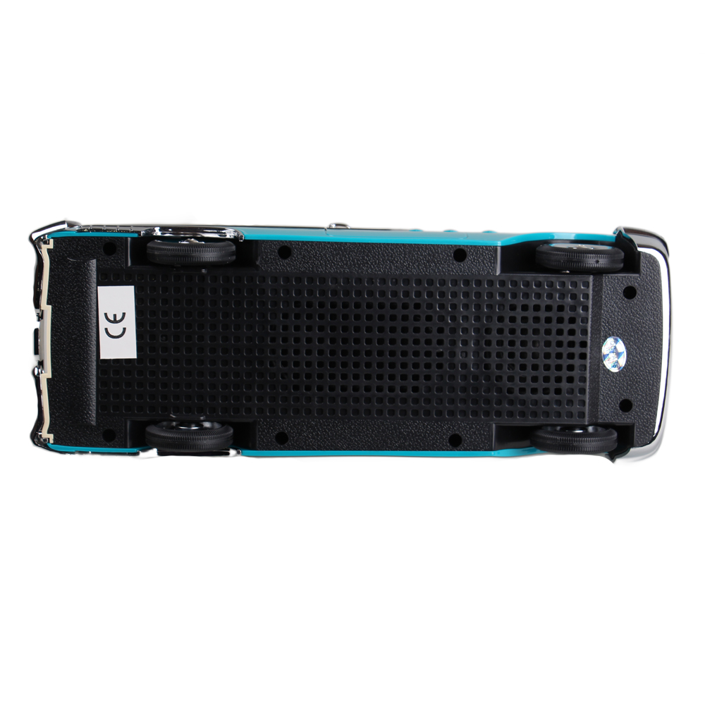 Reproduktor retro auto tyrkysové - náhled 4