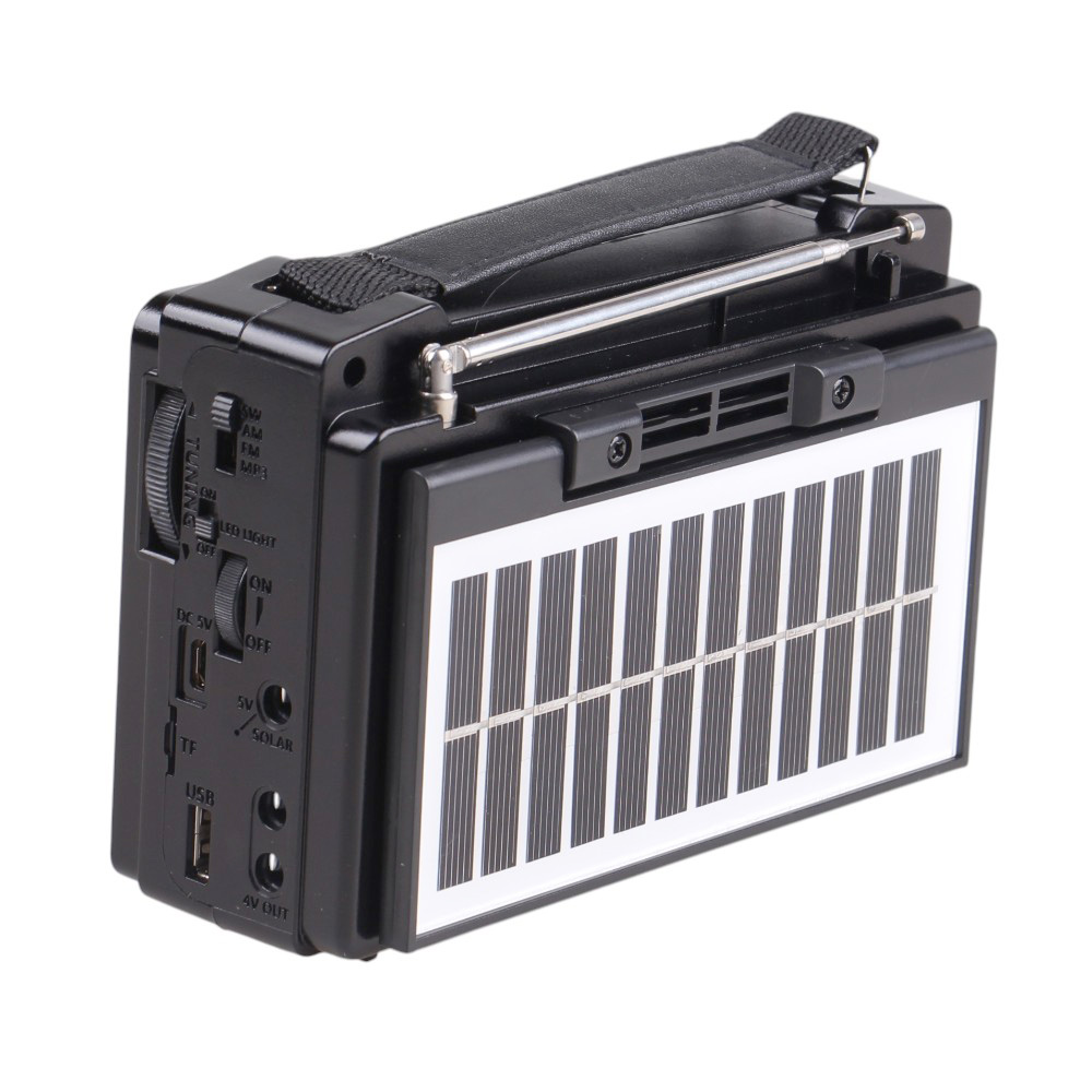 Solární 3pásmové rádio IS-810PRO modré - náhled 5