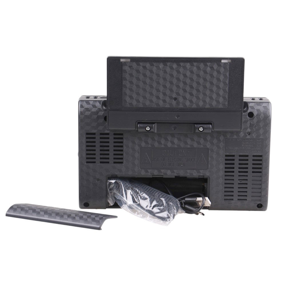 Solární přenosné rádio RX-BT3060S stříbrné - náhled 7