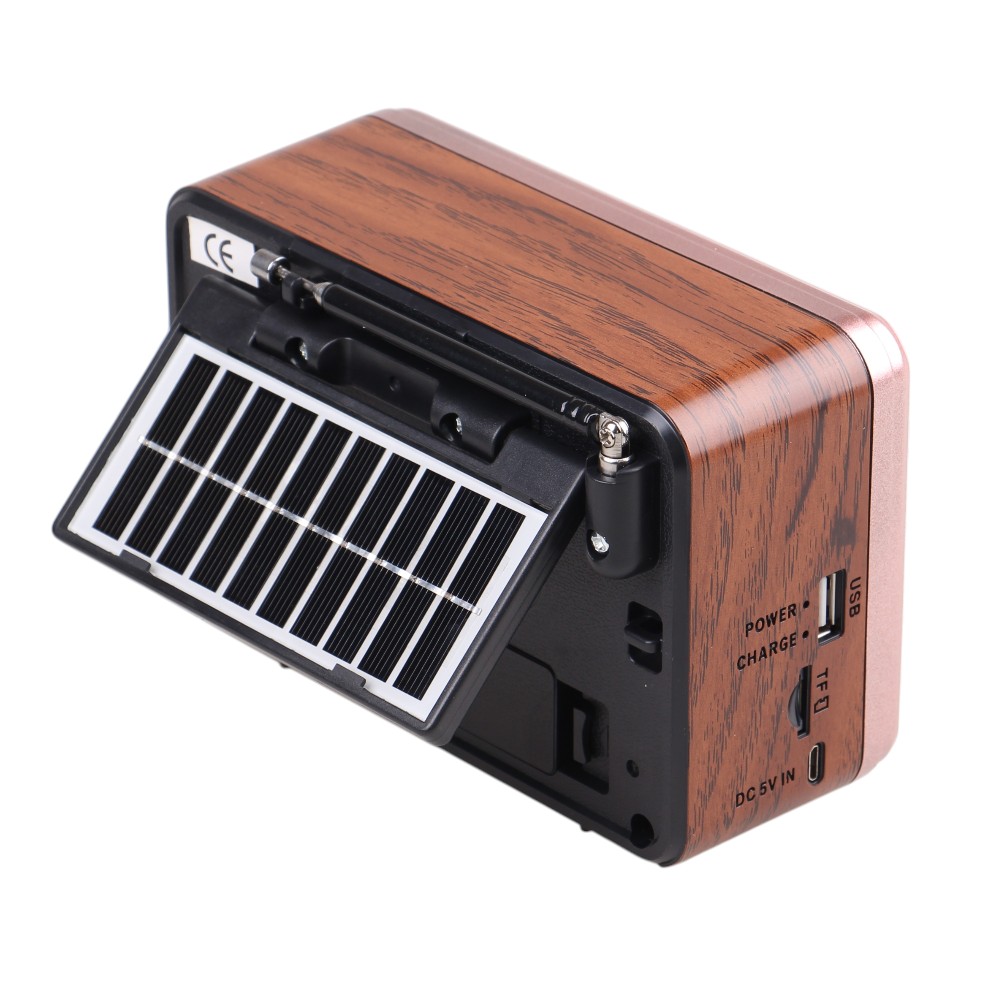 Solární přenosné rádio RX-BT7071S růžové - náhled 4