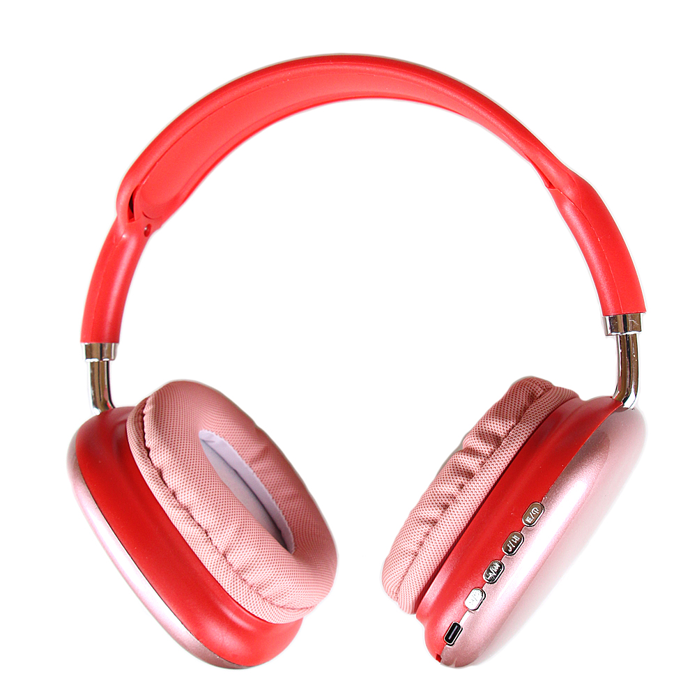 Bezdrátová sluchátka P9 červená - náhled 2