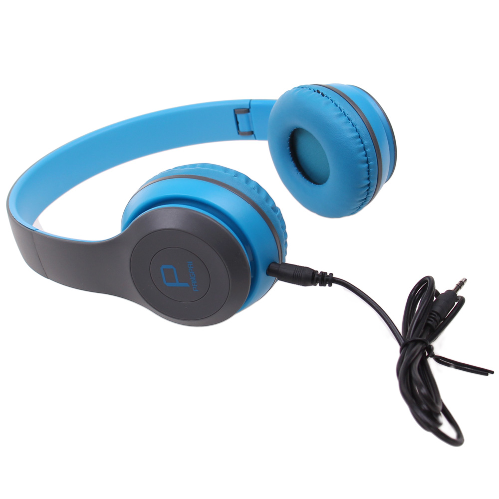 Hudební sluchátka P8047 modrá - náhled 1