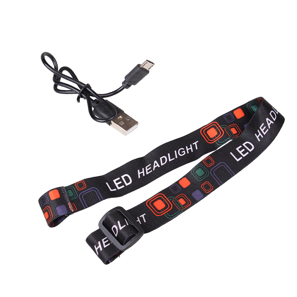 Dobíjecí LED čelovka HX208-4 zlatá - náhled 4